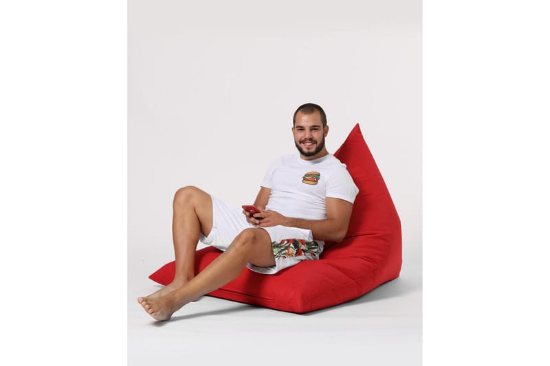 Toya Sittsäck Utomhus 90 cm - Röd - Utemöbler - Utestol & trädgårdsstol - Sittsäckar utomhus
