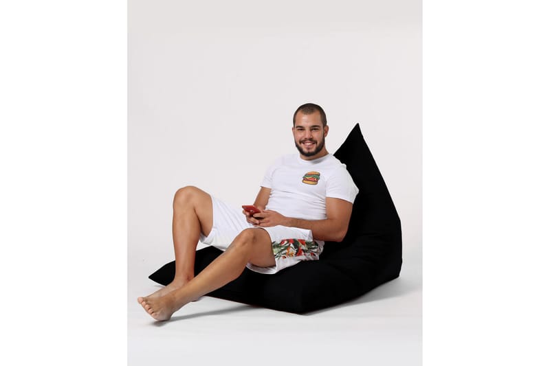 Toya Sittsäck Utomhus 90 cm - Svart - Utemöbler - Utestol & trädgårdsstol - Sittsäckar utomhus