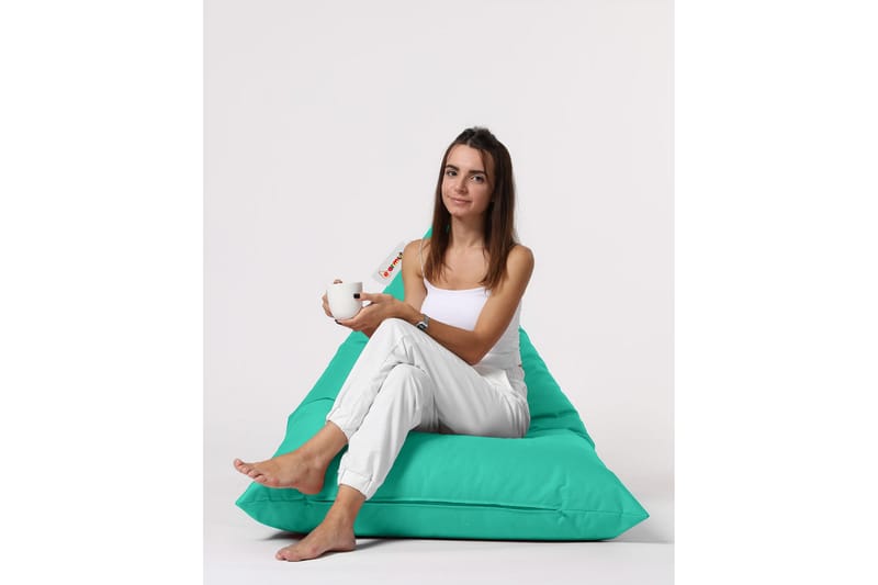 Toya Sittsäck Utomhus 90 cm - Turkos - Utemöbler - Utestol & trädgårdsstol - Sittsäckar utomhus