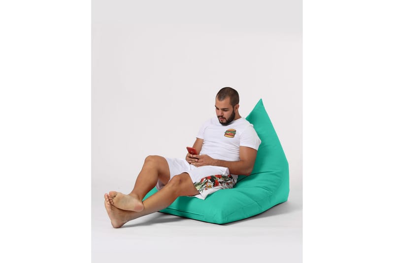 Toya Sittsäck Utomhus 90 cm - Turkos - Utemöbler - Utestol & trädgårdsstol - Sittsäckar utomhus