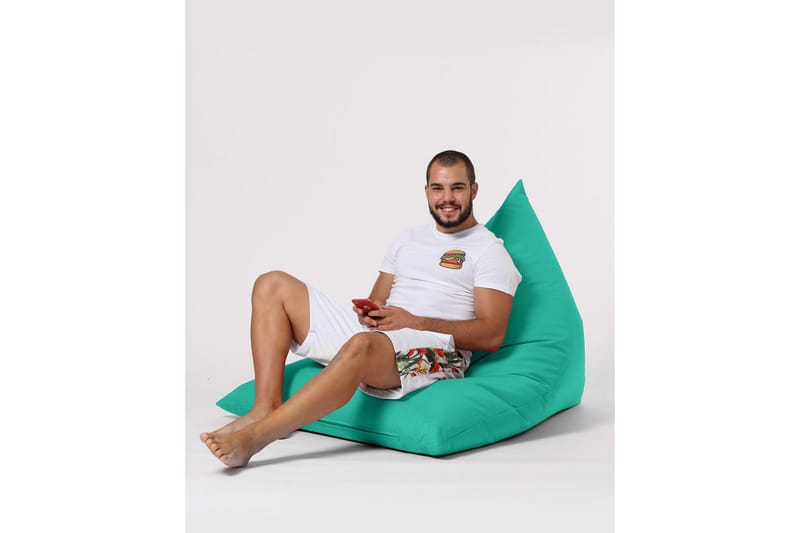 Toya Sittsäck Utomhus 90 cm - Turkos - Utemöbler - Utestol & trädgårdsstol - Sittsäckar utomhus