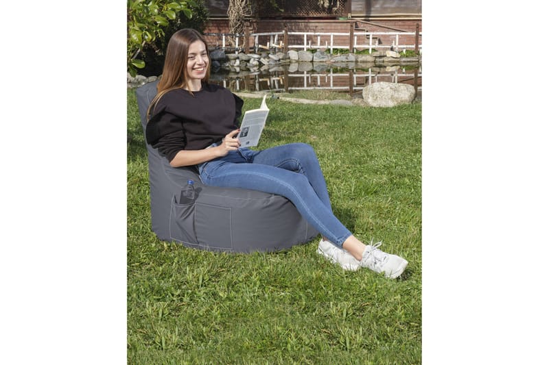 Vikki Sittsäck Utomhus 70 cm - Grå - Utemöbler - Utestol & trädgårdsstol - Sittsäckar utomhus