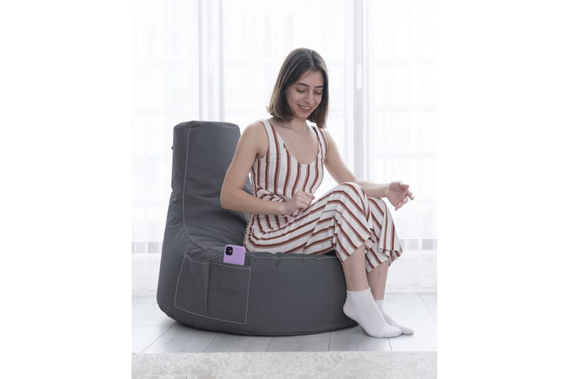 Vikki Sittsäck Utomhus 70 cm - Grå - Utemöbler - Utestol & trädgårdsstol - Sittsäckar utomhus