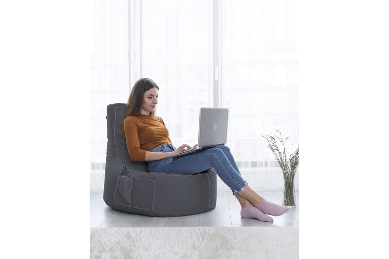 Vikki Sittsäck Utomhus 70 cm - Grå - Utemöbler - Utestol & trädgårdsstol - Sittsäckar utomhus