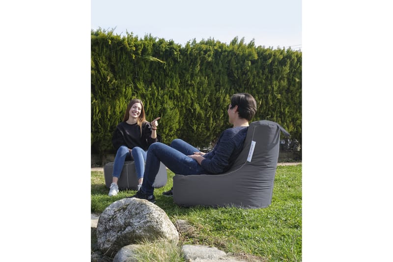 Vikki Sittsäck Utomhus 70 cm - Grå - Utemöbler - Utestol & trädgårdsstol - Sittsäckar utomhus