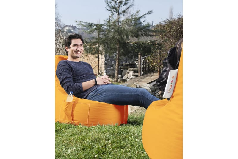 Vikki Sittsäck Utomhus 70 cm - Orange - Utemöbler - Utestol & trädgårdsstol - Sittsäckar utomhus