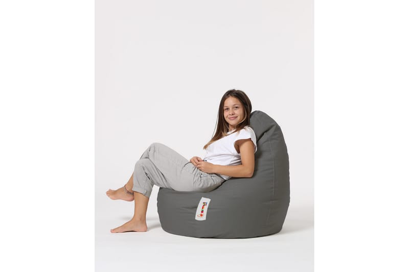 Vinna Sittsäck Utomhus 80 cm - Grå - Utemöbler - Utestol & trädgårdsstol - Sittsäckar utomhus
