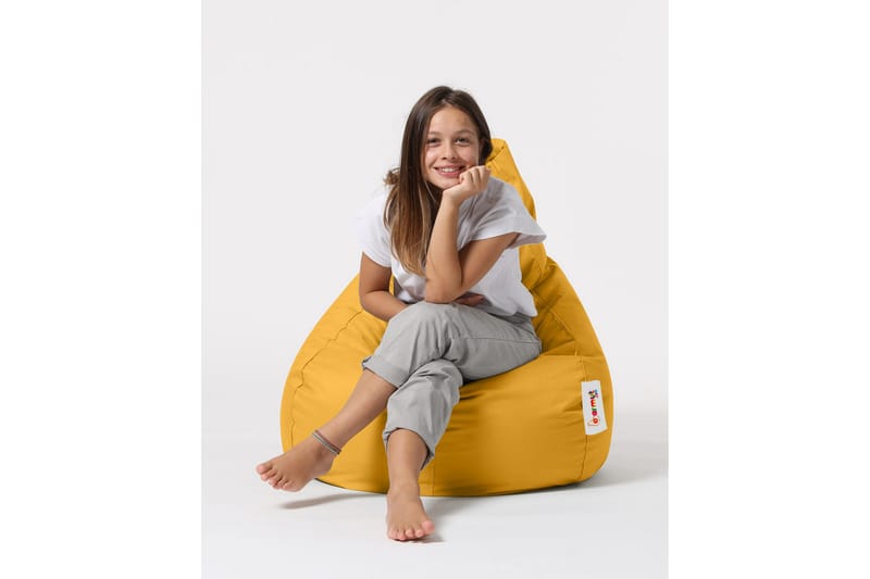 Vinna Sittsäck Utomhus 80 cm - Gul - Utemöbler - Utestol & trädgårdsstol - Sittsäckar utomhus