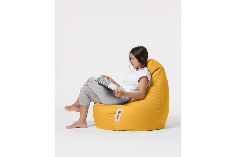 Vinna Sittsäck Utomhus 80 cm - Gul - Utemöbler - Utestol & trädgårdsstol - Sittsäckar utomhus