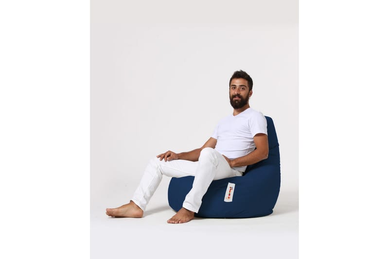 Vinna Sittsäck Utomhus 80 cm - Mörkblå - Utemöbler - Utestol & trädgårdsstol - Sittsäckar utomhus