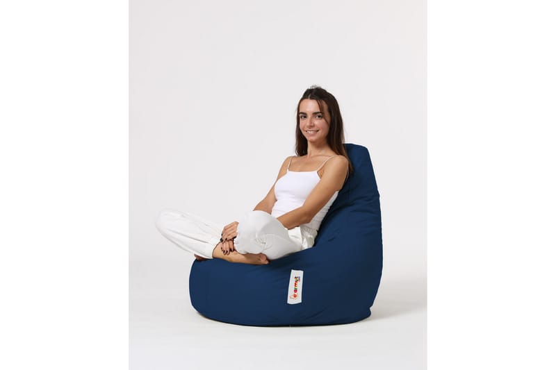 Vinna Sittsäck Utomhus 80 cm - Mörkblå - Utemöbler - Utestol & trädgårdsstol - Sittsäckar utomhus