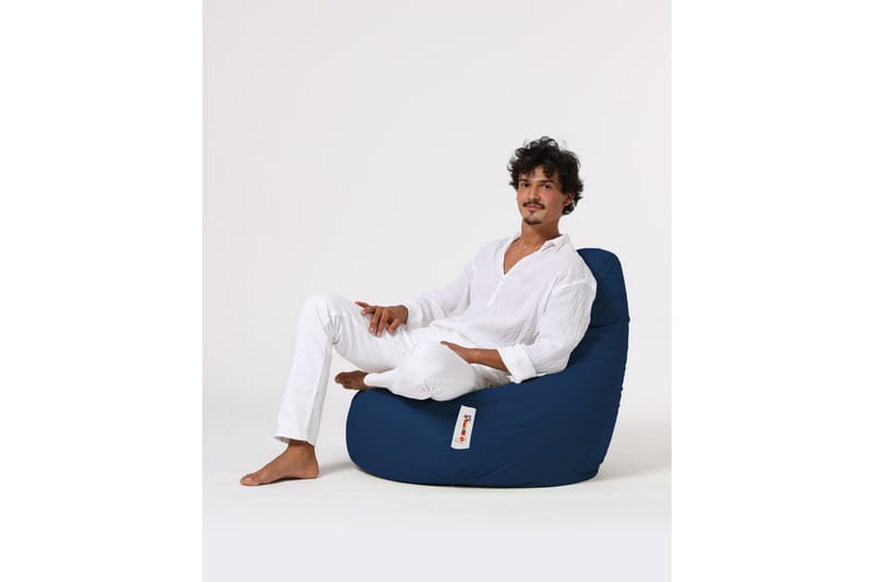 Vinna Sittsäck Utomhus 80 cm - Mörkblå - Utemöbler - Utestol & trädgårdsstol - Sittsäckar utomhus