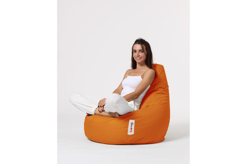 Vinna Sittsäck Utomhus 80 cm - Orange - Utemöbler - Utestol & trädgårdsstol - Sittsäckar utomhus