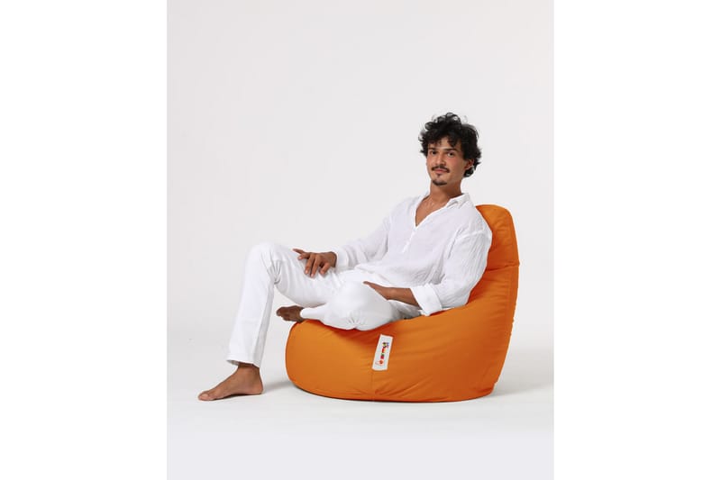 Vinna Sittsäck Utomhus 80 cm - Orange - Utemöbler - Utestol & trädgårdsstol - Sittsäckar utomhus