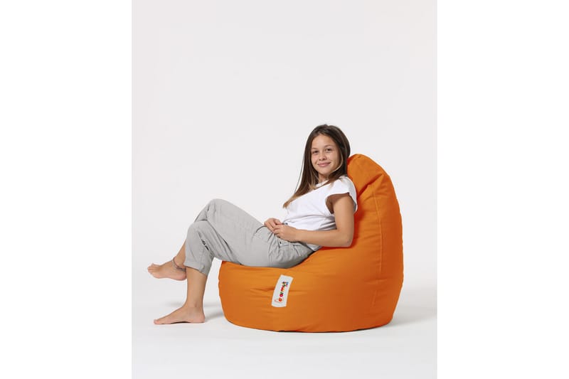 Vinna Sittsäck Utomhus 80 cm - Orange - Sittsäckar utomhus