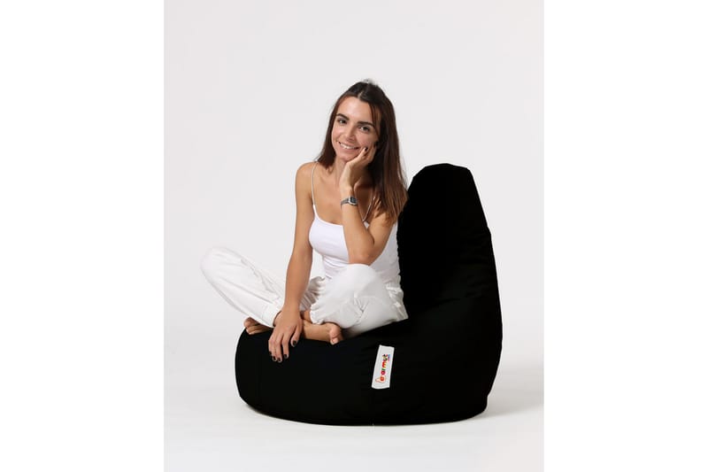 Vinna Sittsäck Utomhus 80 cm - Svart - Utemöbler - Utestol & trädgårdsstol - Sittsäckar utomhus