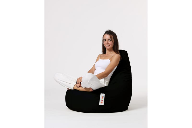 Vinna Sittsäck Utomhus 80 cm - Svart - Utemöbler - Utestol & trädgårdsstol - Sittsäckar utomhus