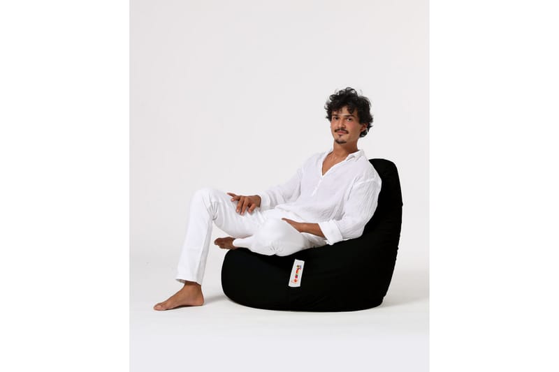 Vinna Sittsäck Utomhus 80 cm - Svart - Utemöbler - Utestol & trädgårdsstol - Sittsäckar utomhus