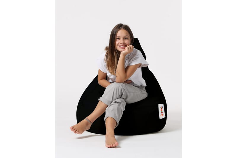 Vinna Sittsäck Utomhus 80 cm - Svart - Utemöbler - Utestol & trädgårdsstol - Sittsäckar utomhus