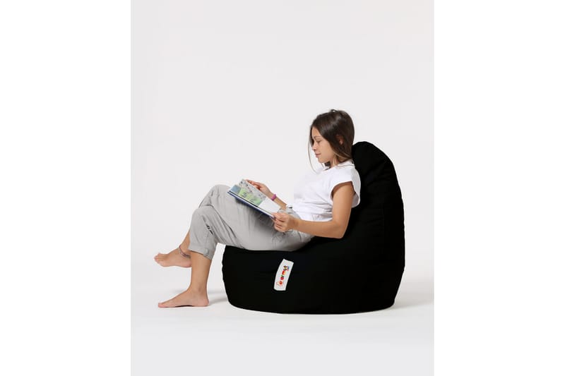 Vinna Sittsäck Utomhus 80 cm - Svart - Utemöbler - Utestol & trädgårdsstol - Sittsäckar utomhus