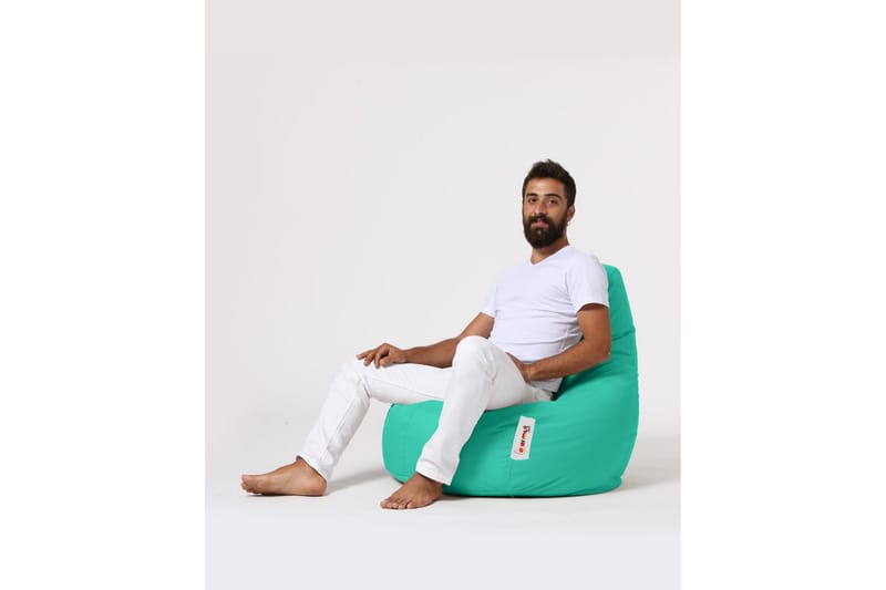 Vinna Sittsäck Utomhus 80 cm - Turkos - Utemöbler - Utestol & trädgårdsstol - Sittsäckar utomhus
