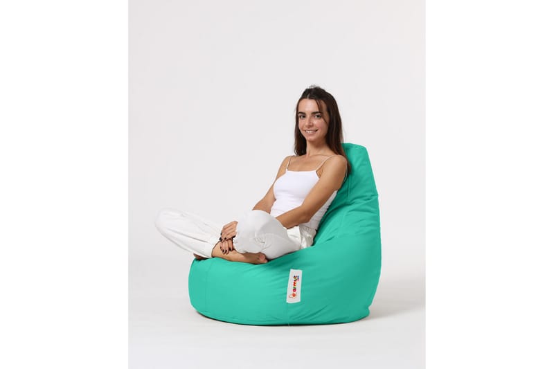 Vinna Sittsäck Utomhus 80 cm - Turkos - Utemöbler - Utestol & trädgårdsstol - Sittsäckar utomhus