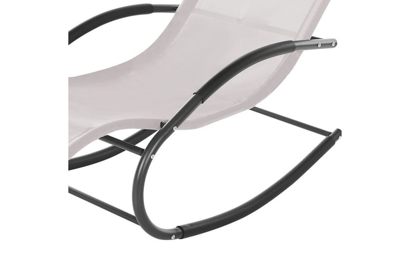 Solsäng Carano II - Beige, svart - Utemöbler - Utestol & trädgårdsstol - Solsäng & Solvagnar