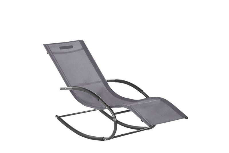 Solsäng Carano II - Grå, svart - Utemöbler - Utestol & trädgårdsstol - Solsäng & Solvagnar