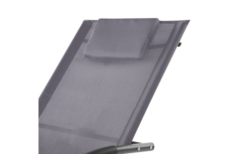 Solsäng Carano II - Grå, svart - Utemöbler - Utestol & trädgårdsstol - Solsäng & Solvagnar