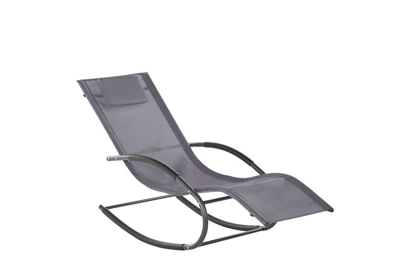 Solsäng Carano II, Grå, svart