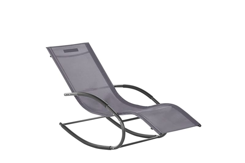Solsäng Carano II - Grå, svart - Utemöbler - Utestol & trädgårdsstol - Solsäng & Solvagnar