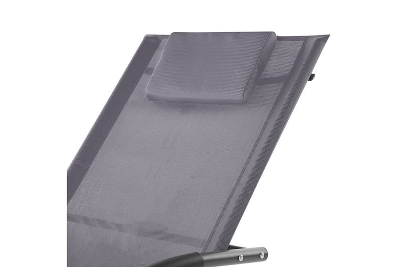 Solsäng Carano II - Grå, svart - Utemöbler - Utestol & trädgårdsstol - Solsäng & Solvagnar