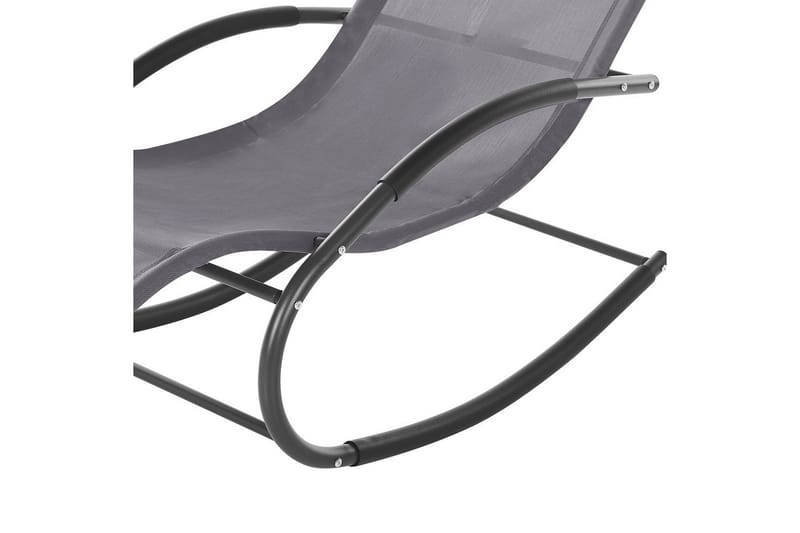 Solsäng Carano II - Grå, svart - Utemöbler - Utestol & trädgårdsstol - Solsäng & Solvagnar