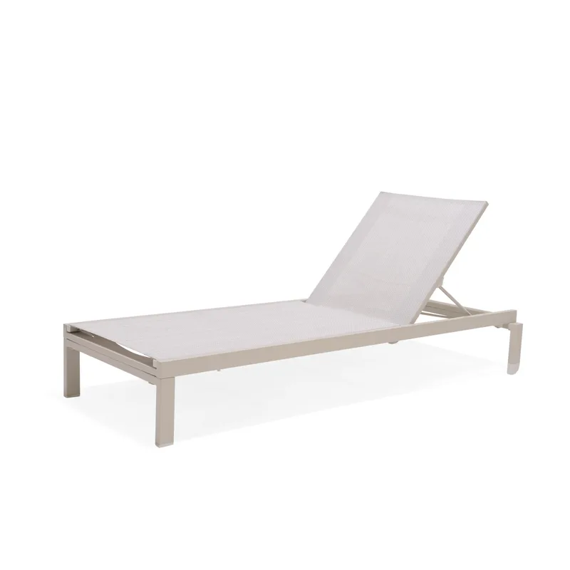 Solsäng för utomhusbruk Urbanite solsäng med hjul, grå