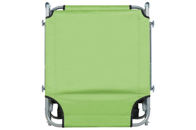 Solsäng Foligno - Grön, Silver - Utemöbler - Utestol & trädgårdsstol - Solsäng & Solvagnar