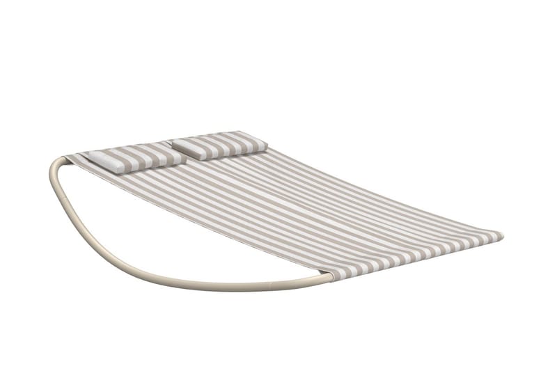 Solsäng Gordo Utomhus - Beige/vit - Utemöbler - Utestol & trädgårdsstol - Solsäng & Solvagnar