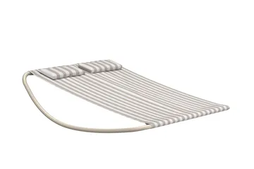Solsäng Gordo Utomhus - Beige/vit - Utemöbler - Utestol & trädgårdsstol - Solsäng & Solvagnar