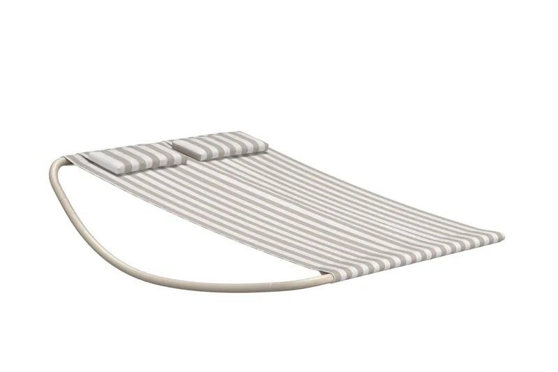 Solsäng Gordo Utomhus - Beige/vit - Utemöbler - Utestol & trädgårdsstol - Solsäng & Solvagnar
