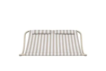 Solsäng Gordo Utomhus - Beige/vit - Utemöbler - Utestol & trädgårdsstol - Solsäng & Solvagnar