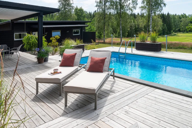 Solsäng Hillerstorp Jet Set - Beige - Utemöbler - Utestol & trädgårdsstol - Solsäng & Solvagnar