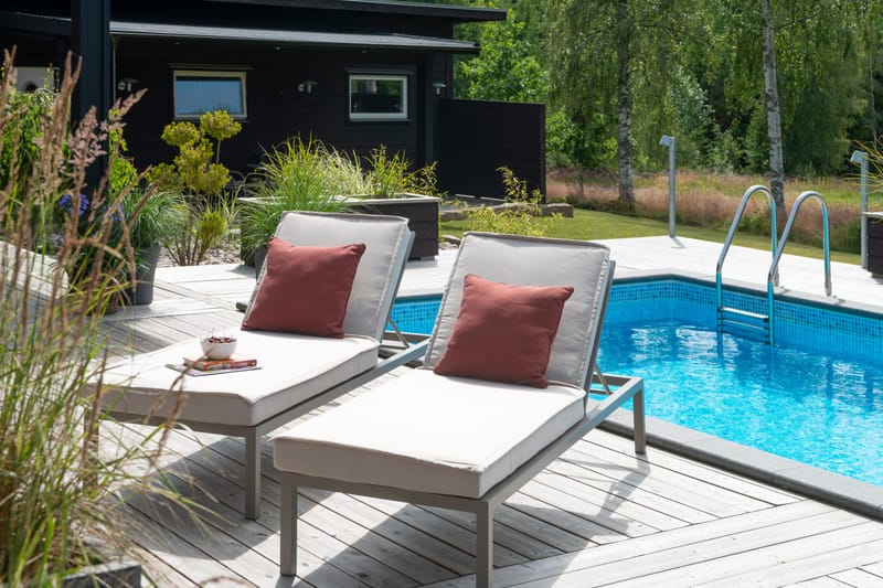 Solsäng Hillerstorp Jet Set - Beige - Utemöbler - Utestol & trädgårdsstol - Solsäng & Solvagnar