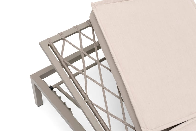 Solsäng Hillerstorp Jet Set - Beige - Utemöbler - Utestol & trädgårdsstol - Solsäng & Solvagnar