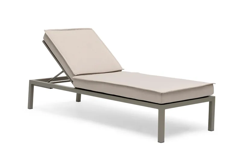 Solsäng Hillerstorp Jet Set - Beige - Utemöbler - Utestol & trädgårdsstol - Solsäng & Solvagnar