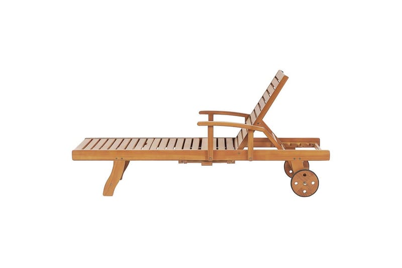 Solsäng Java - Ljus trä - Utemöbler - Utestol & trädgårdsstol - Solsäng & Solvagnar