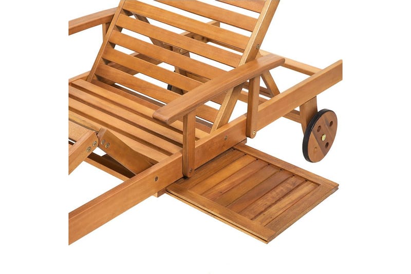 Solsäng Java - Ljus trä - Utemöbler - Utestol & trädgårdsstol - Solsäng & Solvagnar