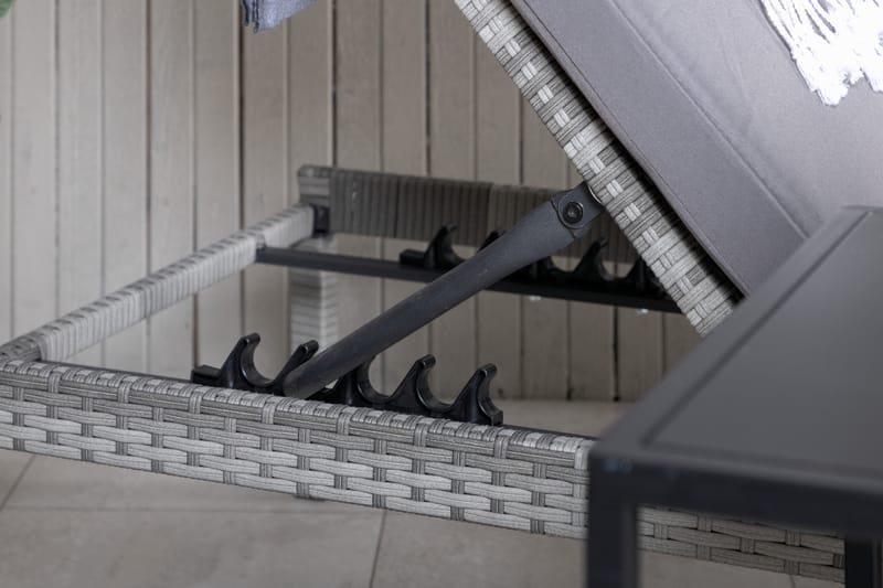 Bilbao Solsäng med Dyna - Grå - Utemöbler - Utestol & trädgårdsstol - Solsäng & Solvagnar