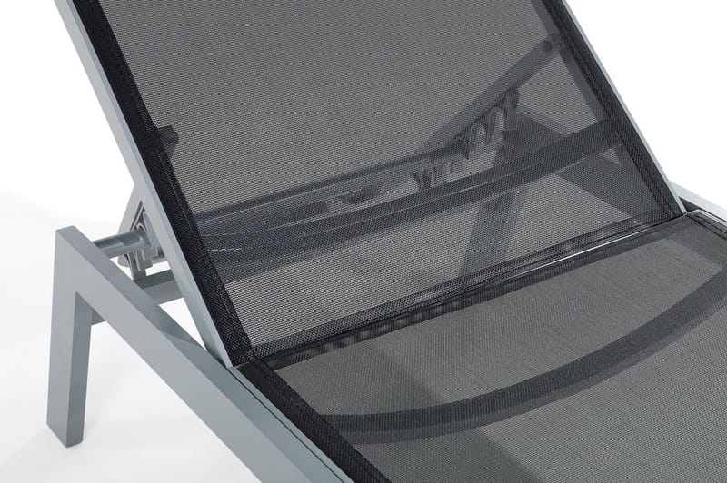 Catania Ii Solsäng 66|190 cm - Svart - Utemöbler - Utestol & trädgårdsstol - Solsäng & Solvagnar