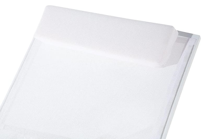 Catania Ii Solsäng 66|190 cm - Vit - Utemöbler - Utestol & trädgårdsstol - Solsäng & Solvagnar