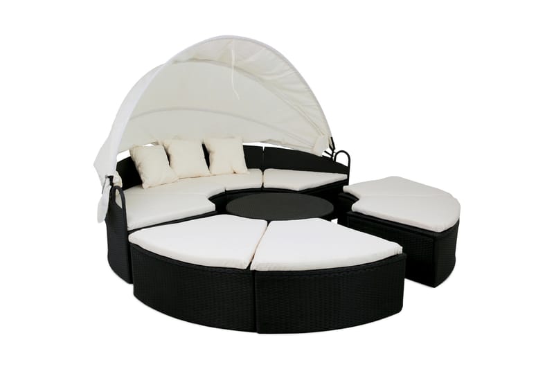 Dramsvik Solsäng 230 cm - Antracit - Utemöbler - Utestol & trädgårdsstol - Solsäng & Solvagnar