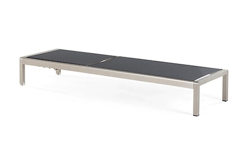Fossato Solsäng 64|198 cm - Svart - Utemöbler - Utestol & trädgårdsstol - Solsäng & Solvagnar